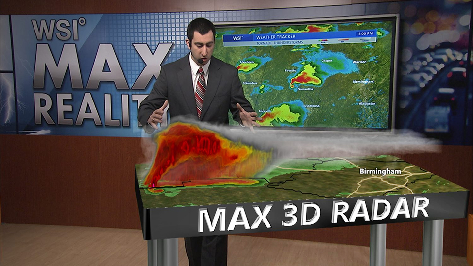 Example of 3D Weather Maps