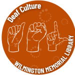 Deaf Culture Logo: Fingerspelled ASL