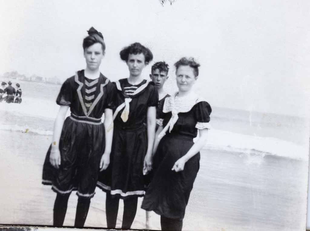 Girls at a Beach