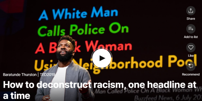 How to Deconstruct Racism: One Headline at a Time